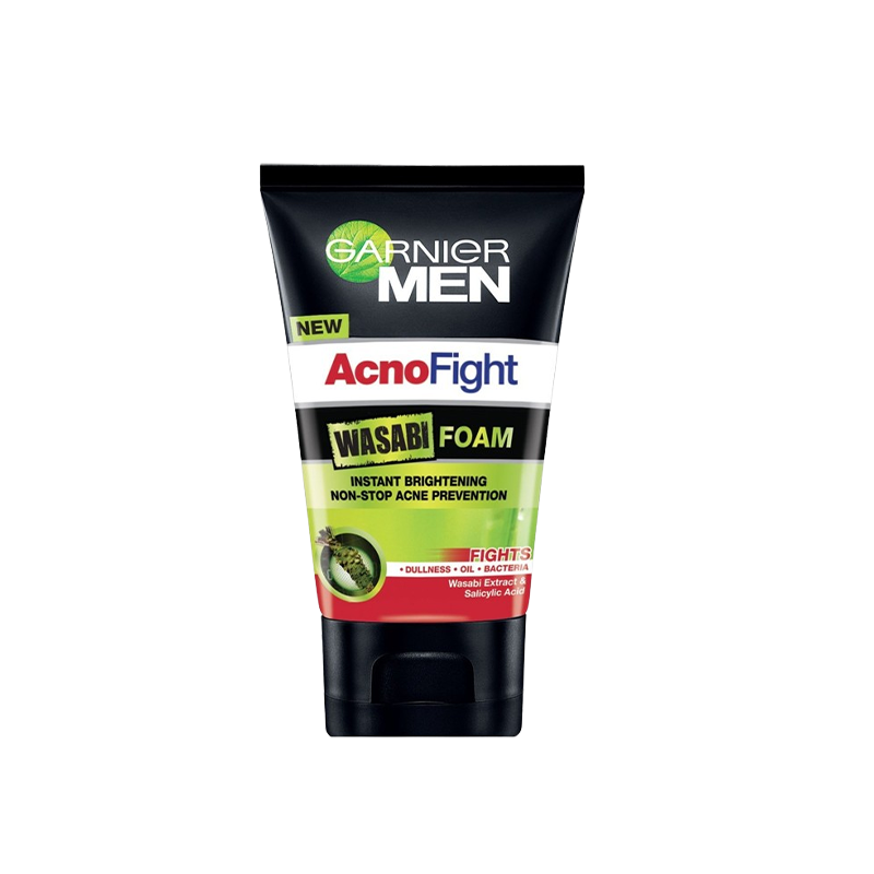 Garnier Acno Fight Wasabi Foam Instant Brightening Non-stop Acne Prevention