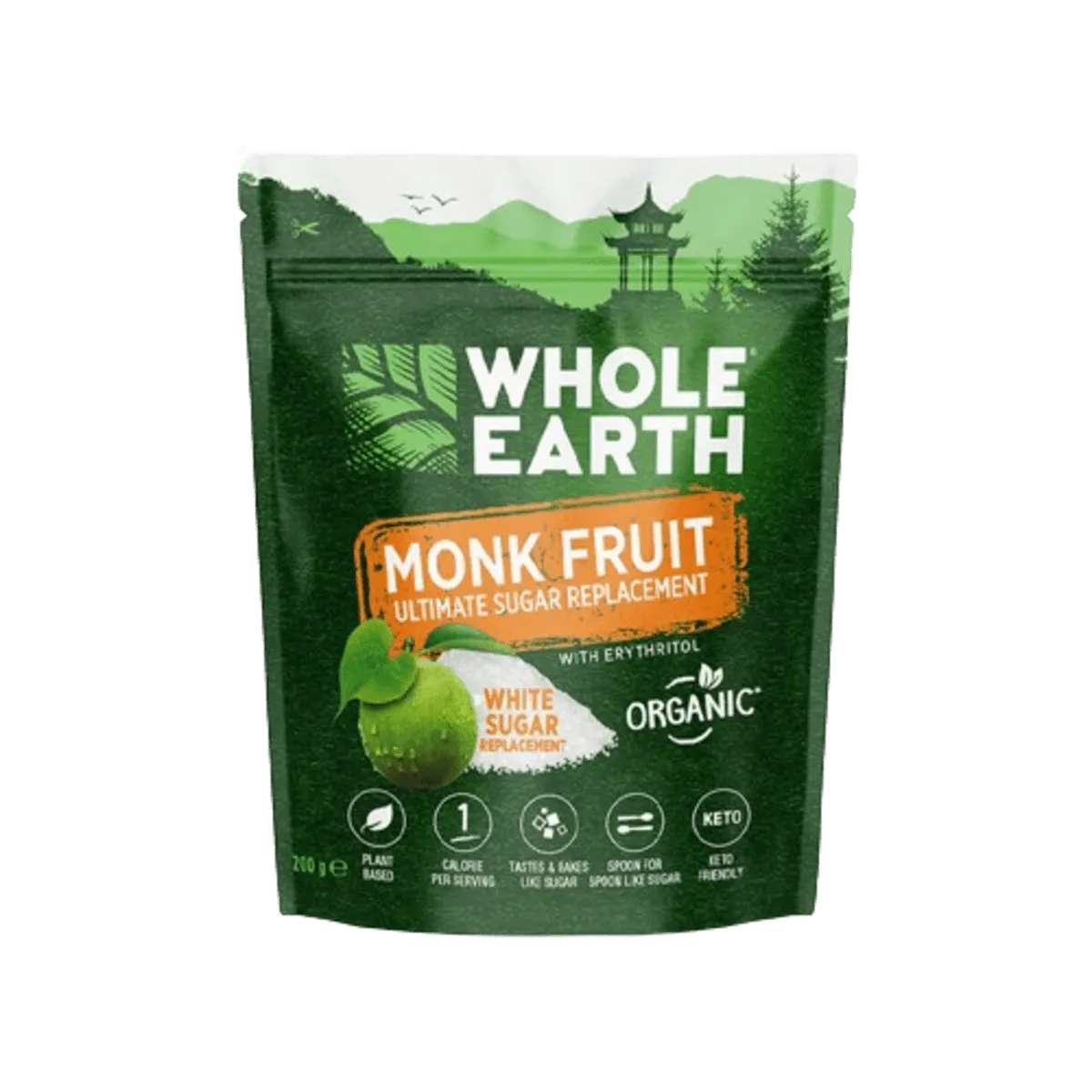 Whole Earth Monk Fruit Ultimate Sugar Replacement 200g