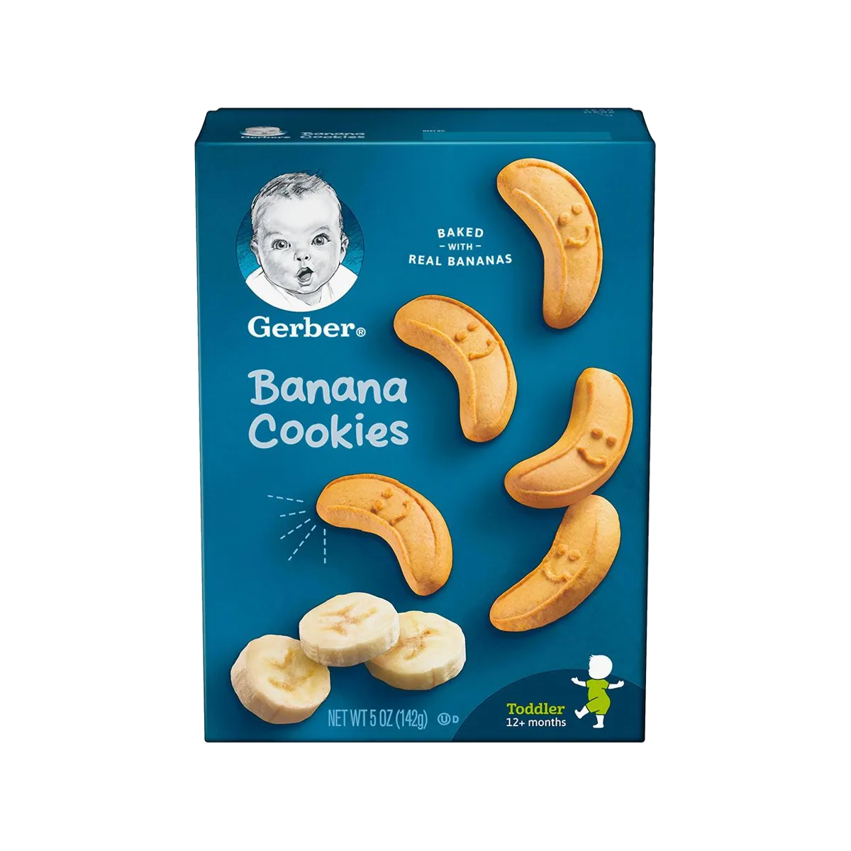 Gerber Banana Cookies 5Oz 142G