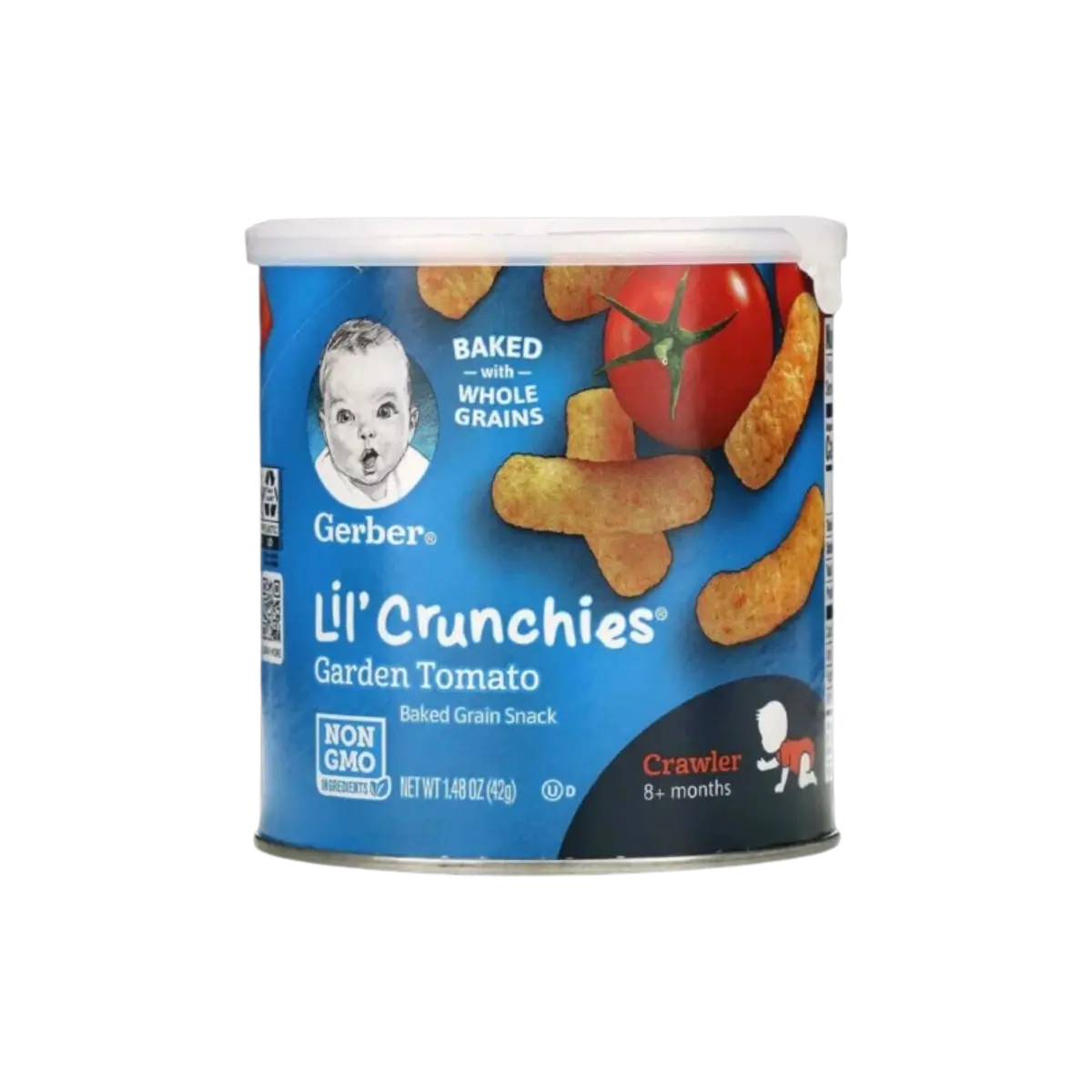 Gerber Lil Crunchies Snack Garden Tomato 42G