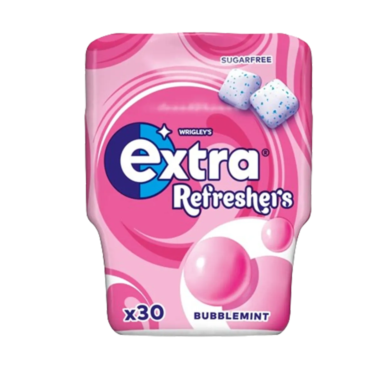 EXTRA REFRESHERS BUBBLEMINT 30 PIECES