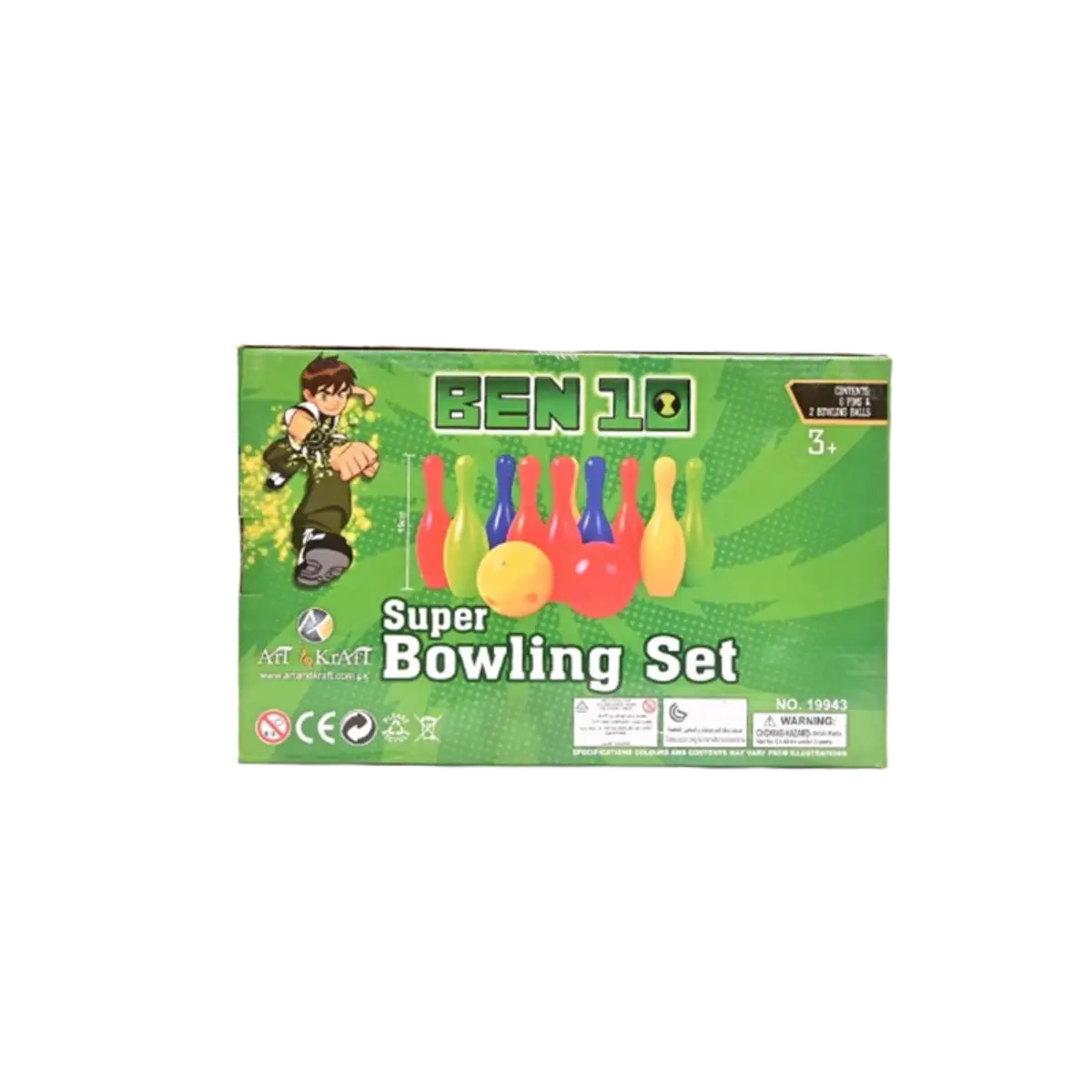 Ben Ten Super Bowling Set 19943Lm