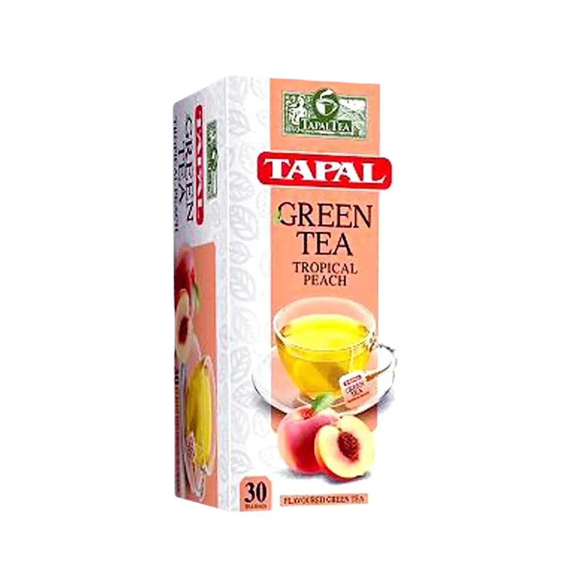 Tapal Tropical Peach Green Tea Bags 30