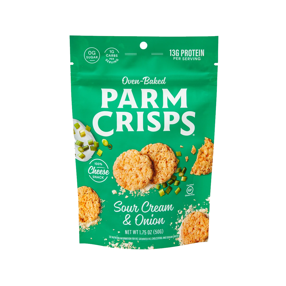 Parm Crisps, Crisp Sr Cream & Onion, Case Of 12, 1.75 oz