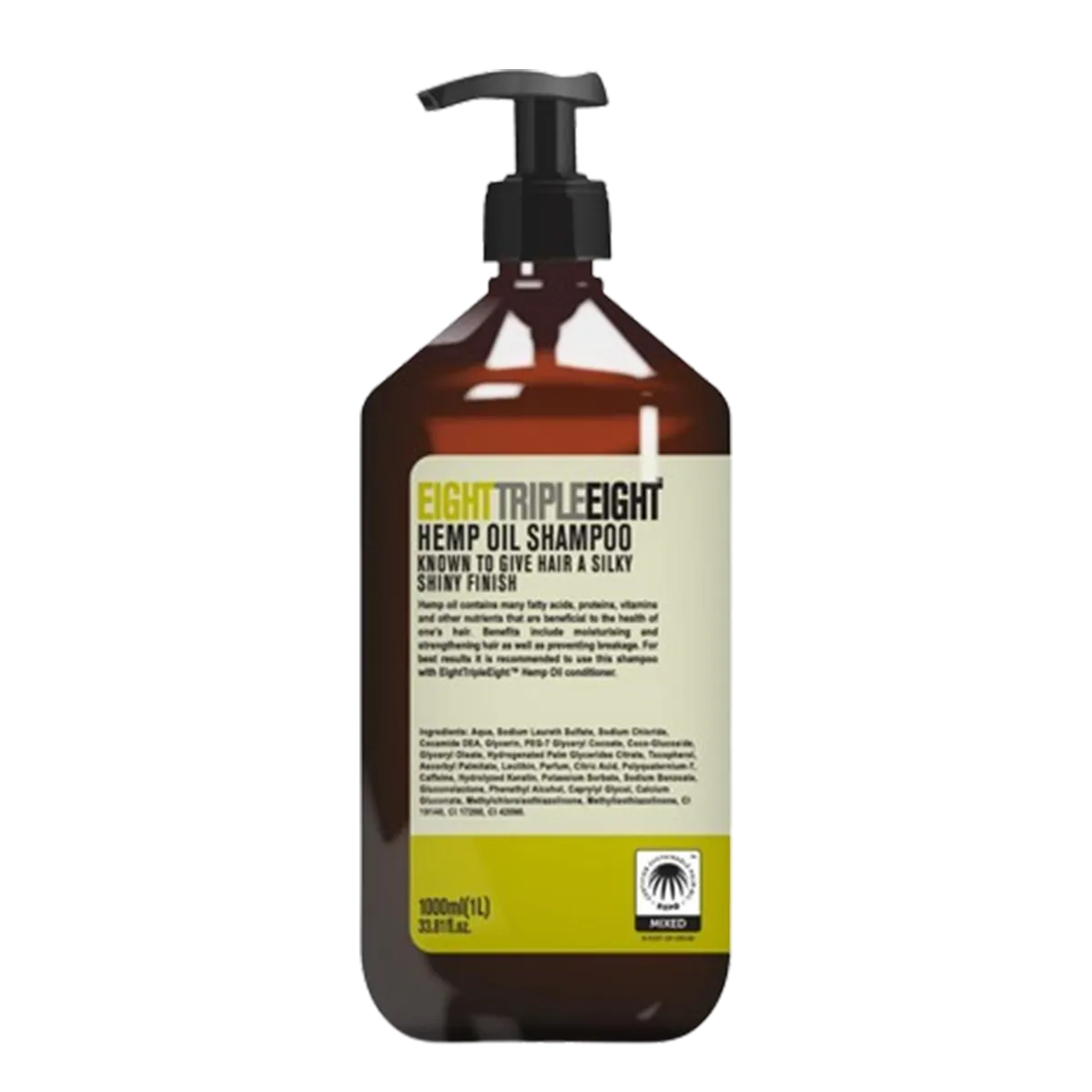 Eight Triple Eight Kukui Oil Shampoo 1L