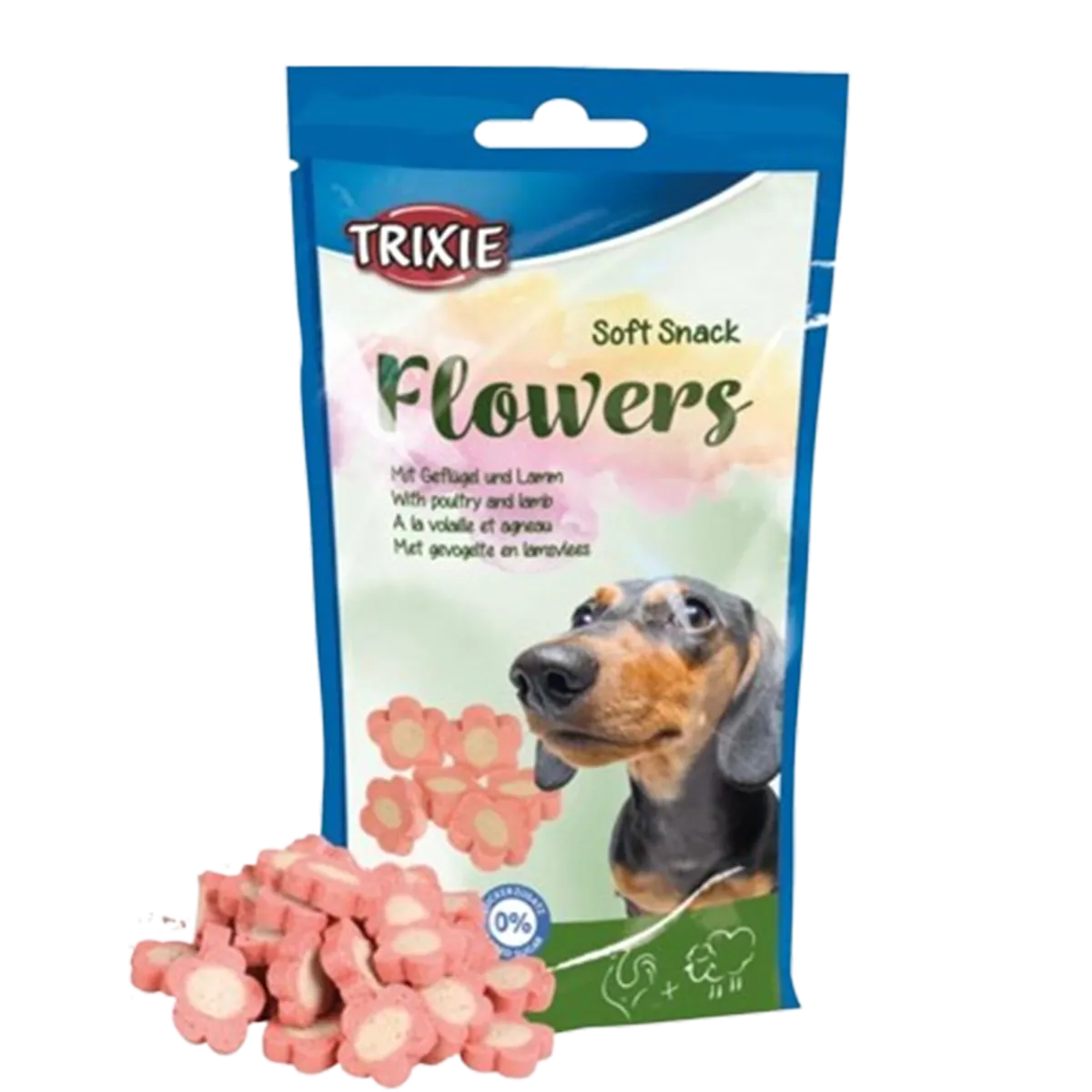 Trixie Soft Dog Snack Flowers 75g