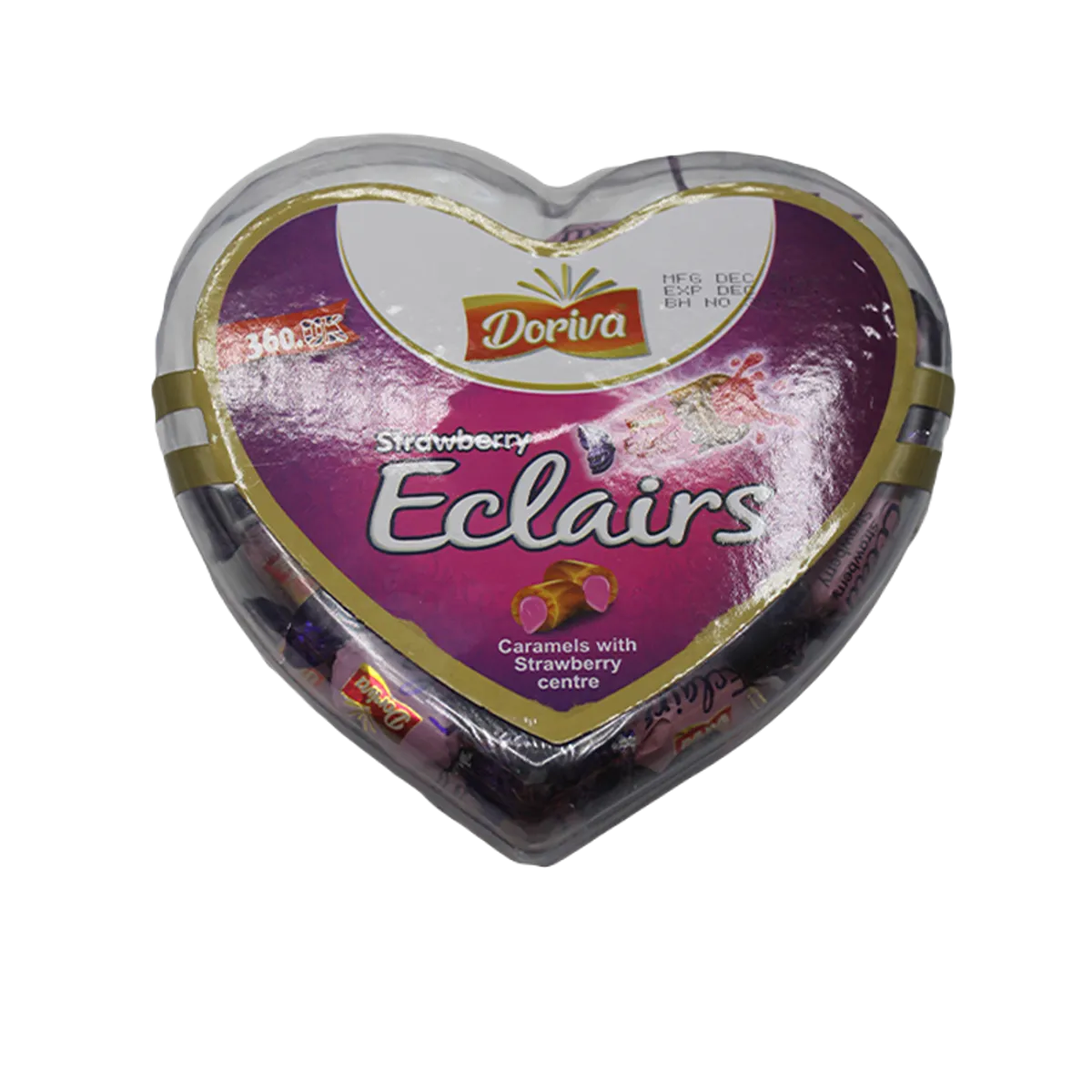 Doriva Crys Strawberry Heart 415g