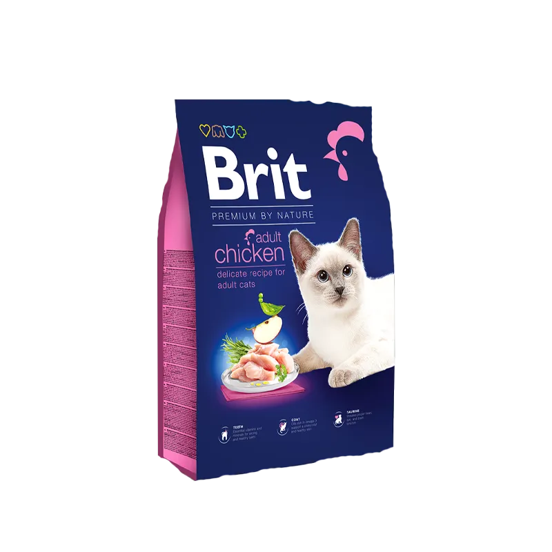Brit Premium Cat Food Adult Chicken 1.5kg
