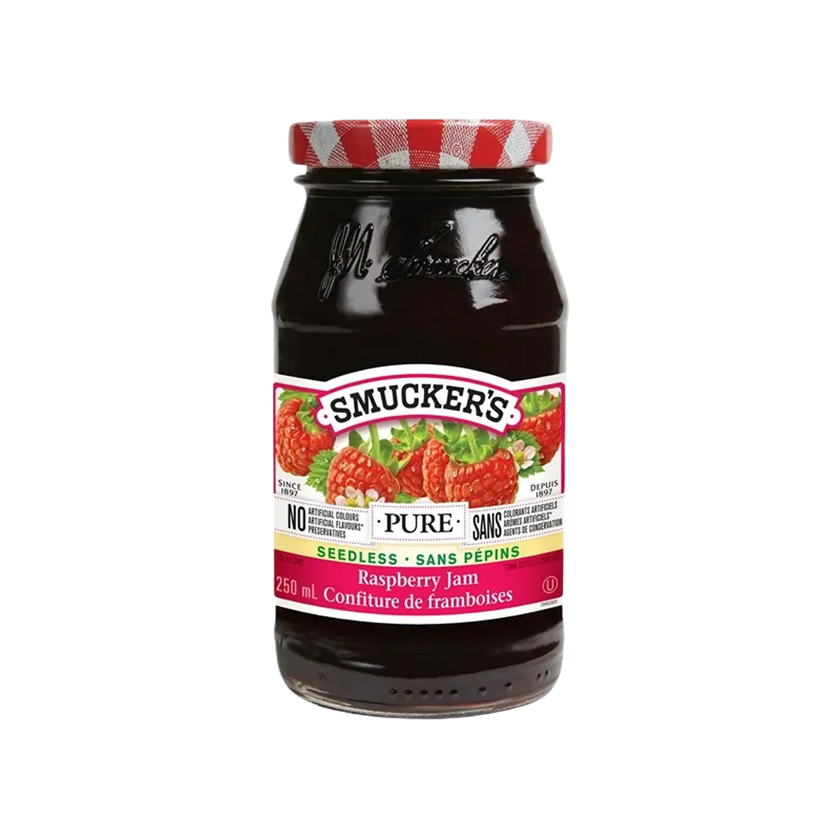 smucker s Jam Raspberry Seedless 250ml