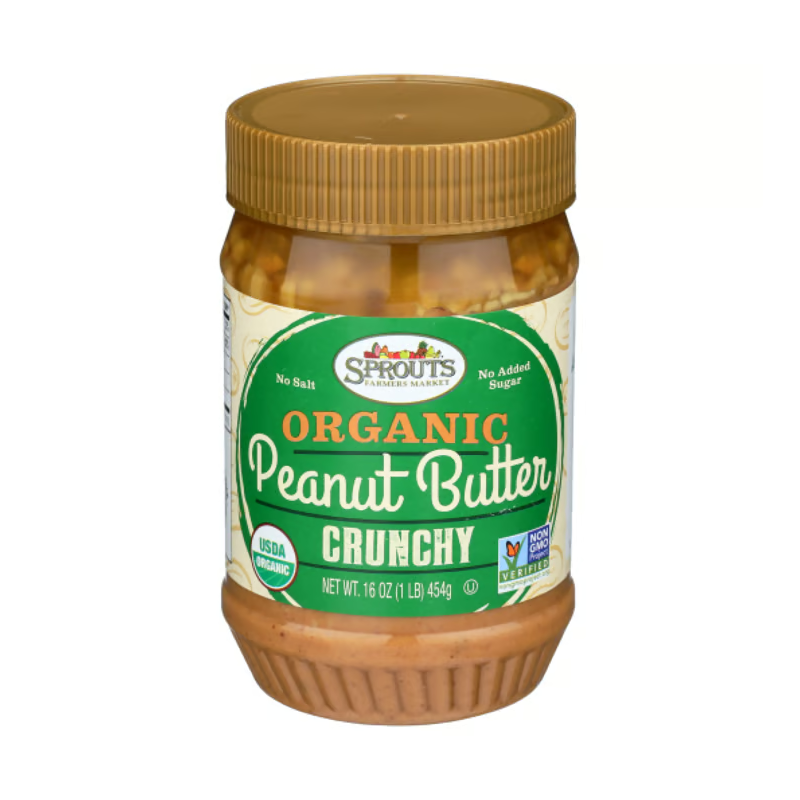 Sprouts Organic Crunchy Peanut Butter,