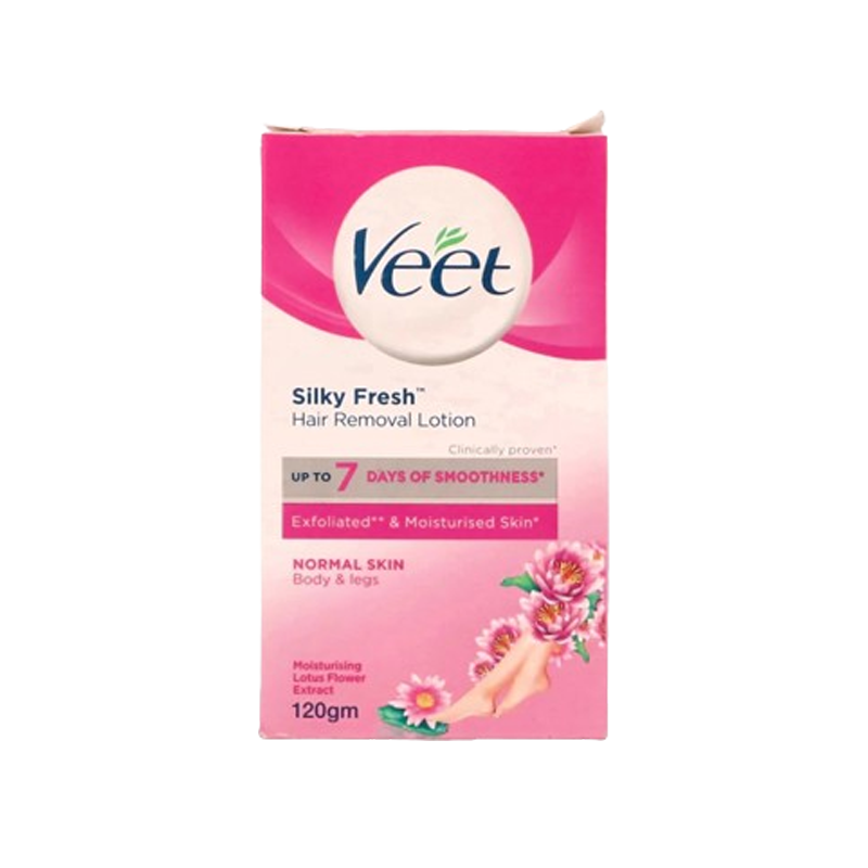 Veet Hair Removal Lotion Silky Fresh Normal Skin 120g