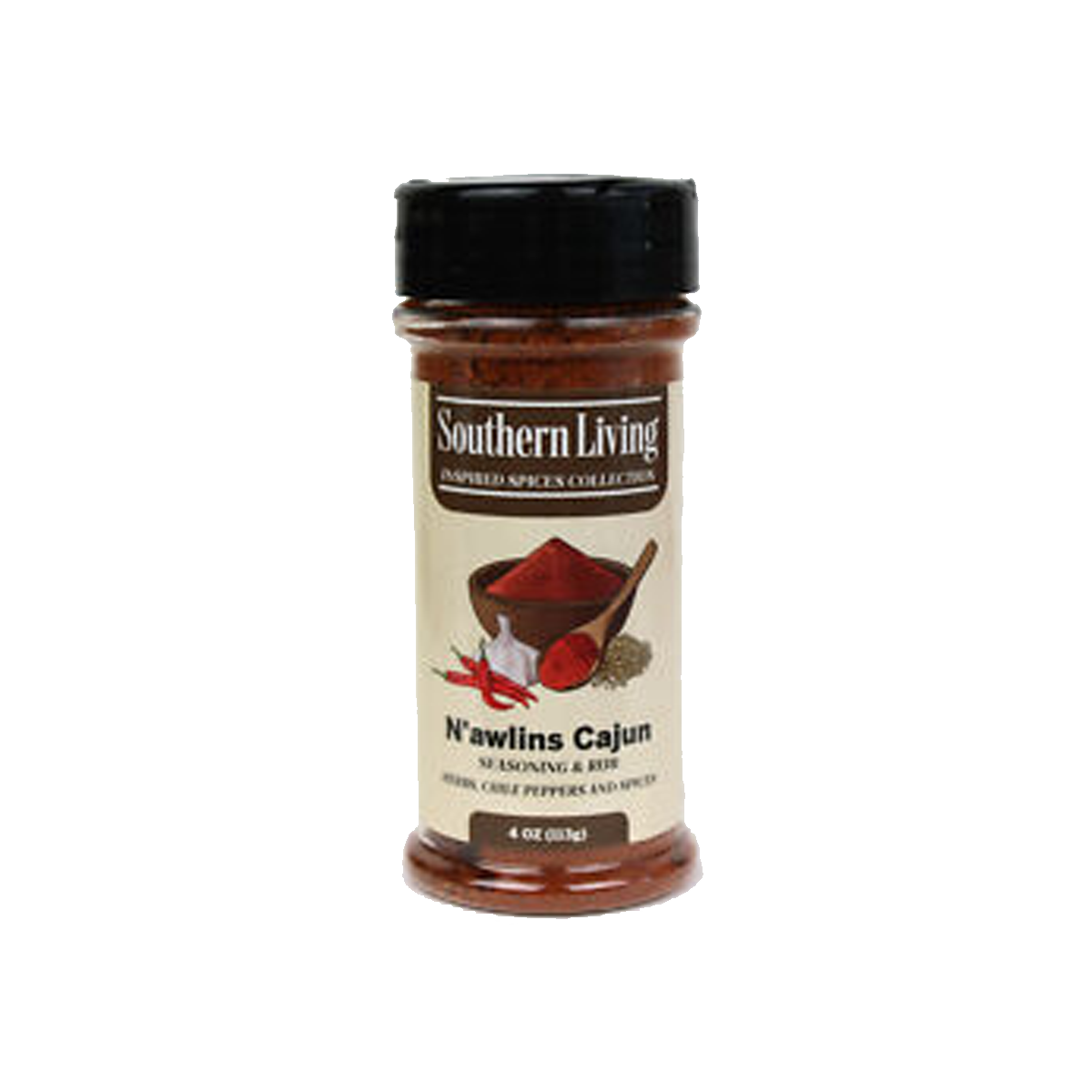 Southern Living N'awlins Cajun Seasoning & Rub, 4 oz, Case of 6
