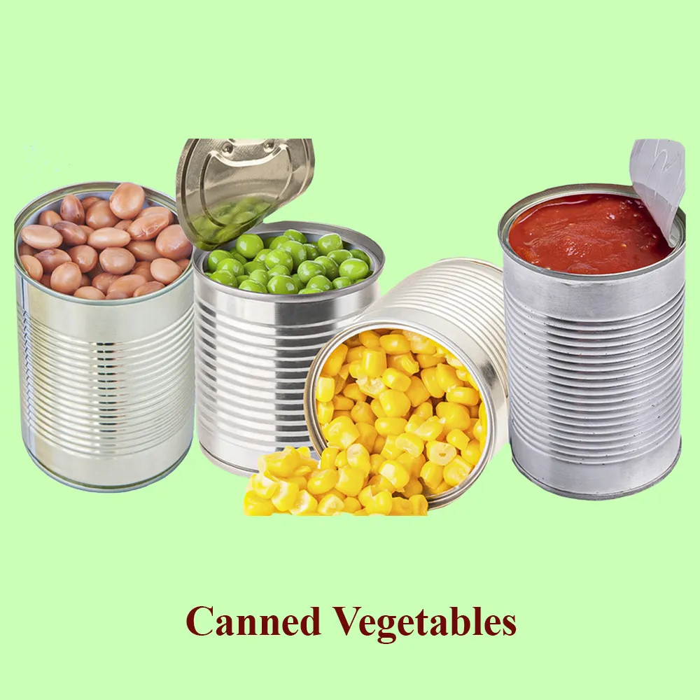 Canned vegetables