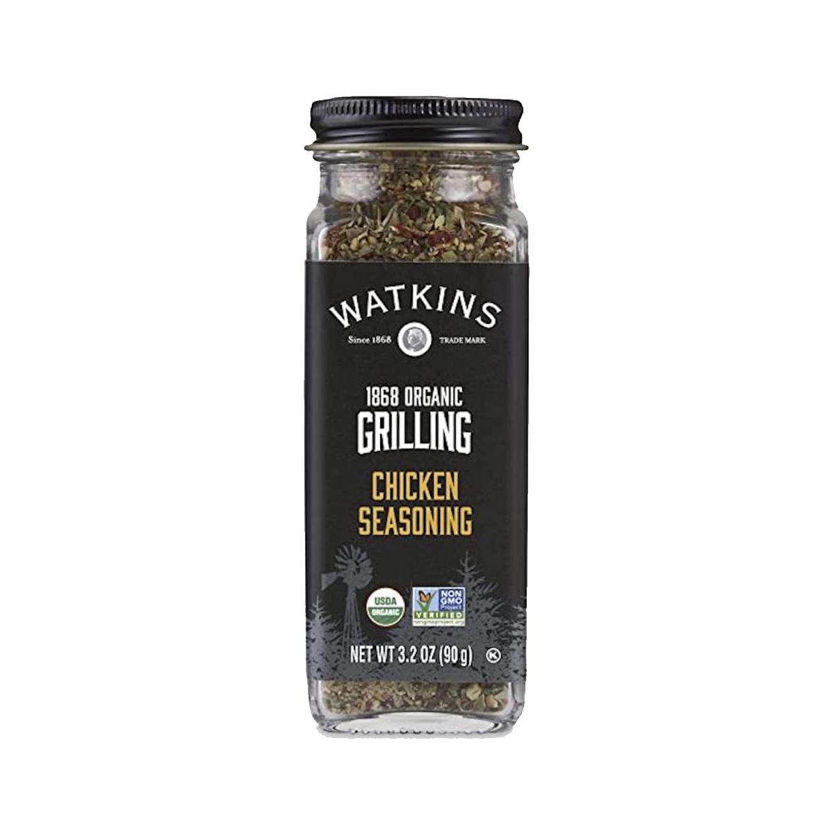 Watkins, Organic Grilling Chicken Seasoning, Case Of 3, 3.2 oz