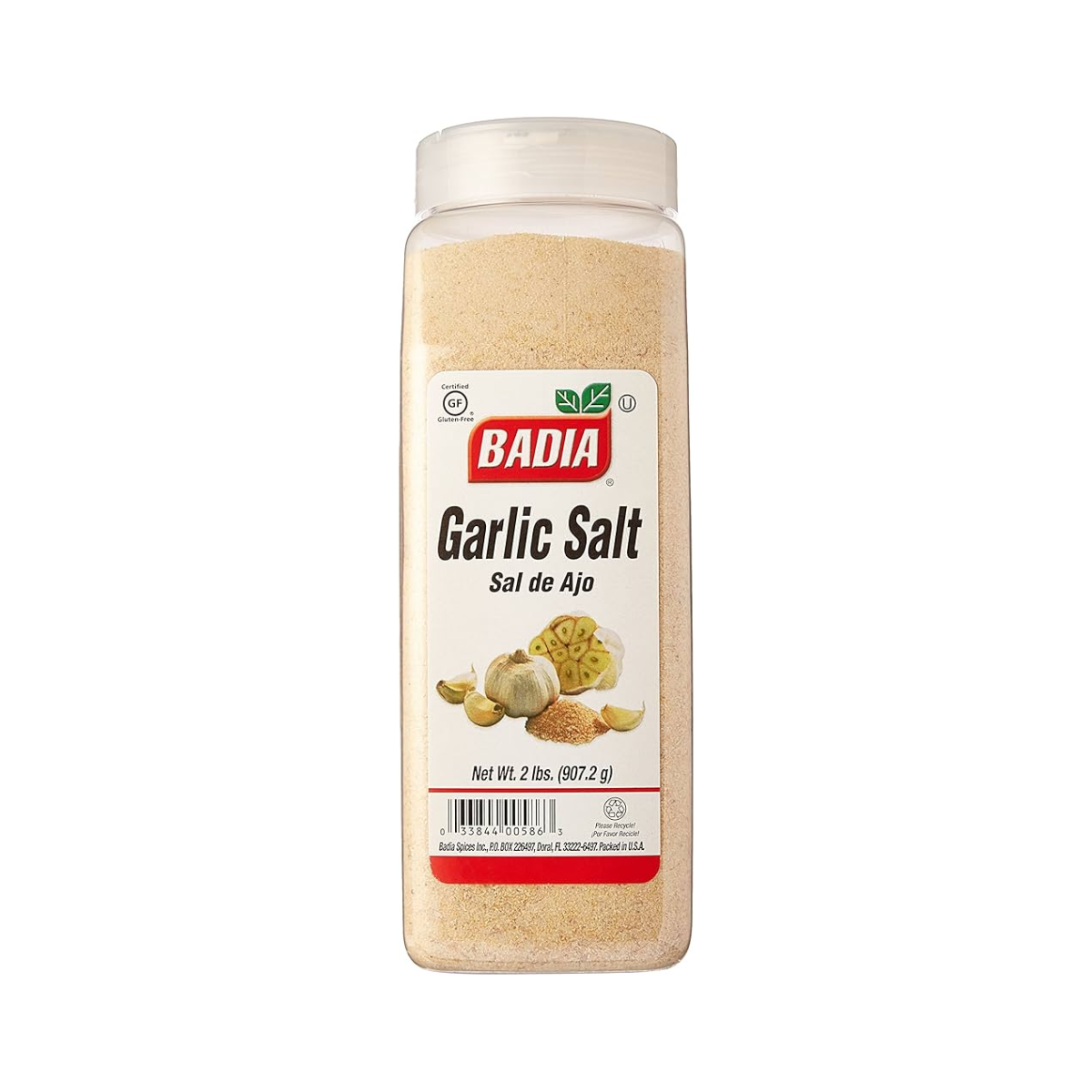 Badia Garlic Salt, Case Of 12, 16 oz