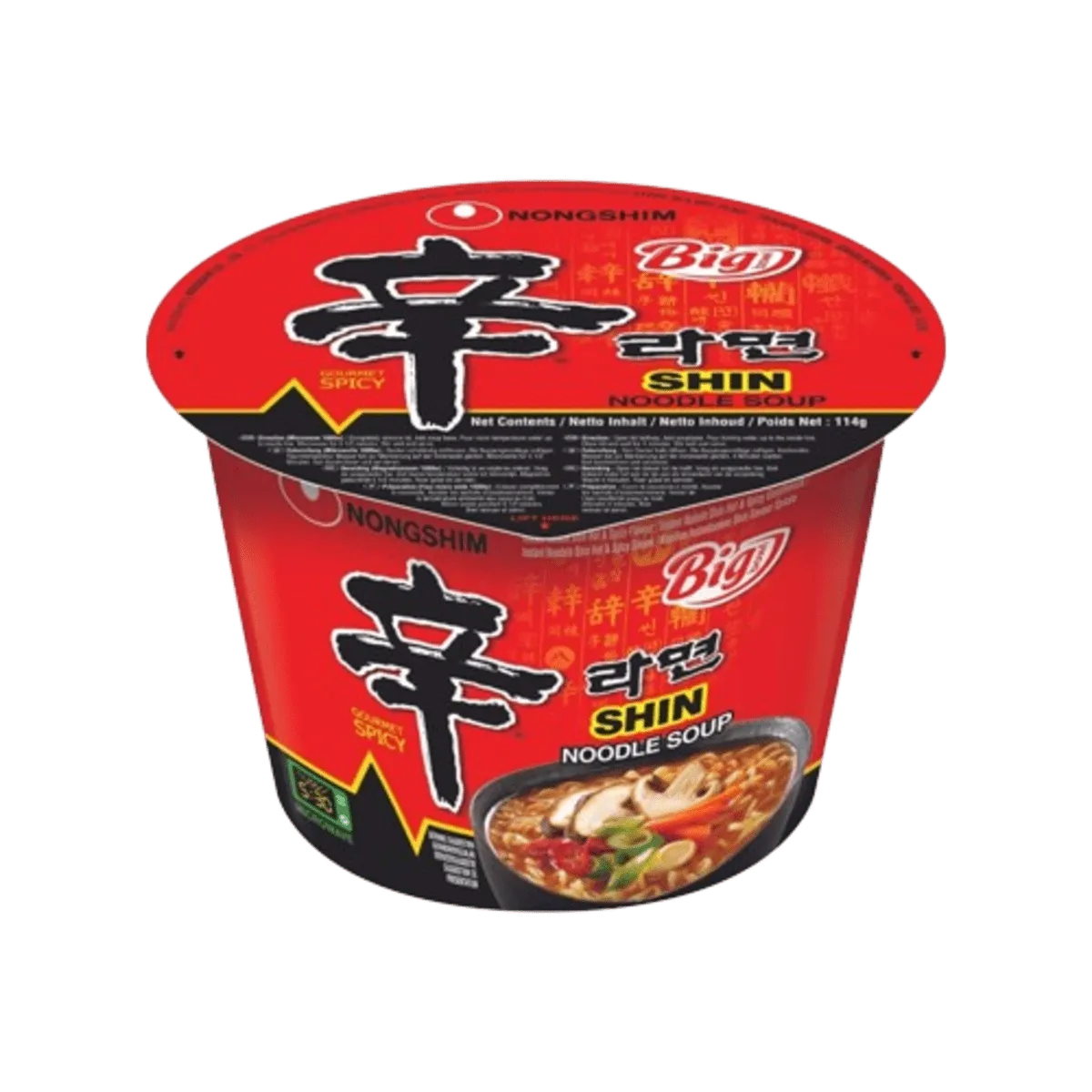 Nongshim Big Bowl Shin Noodle 114g