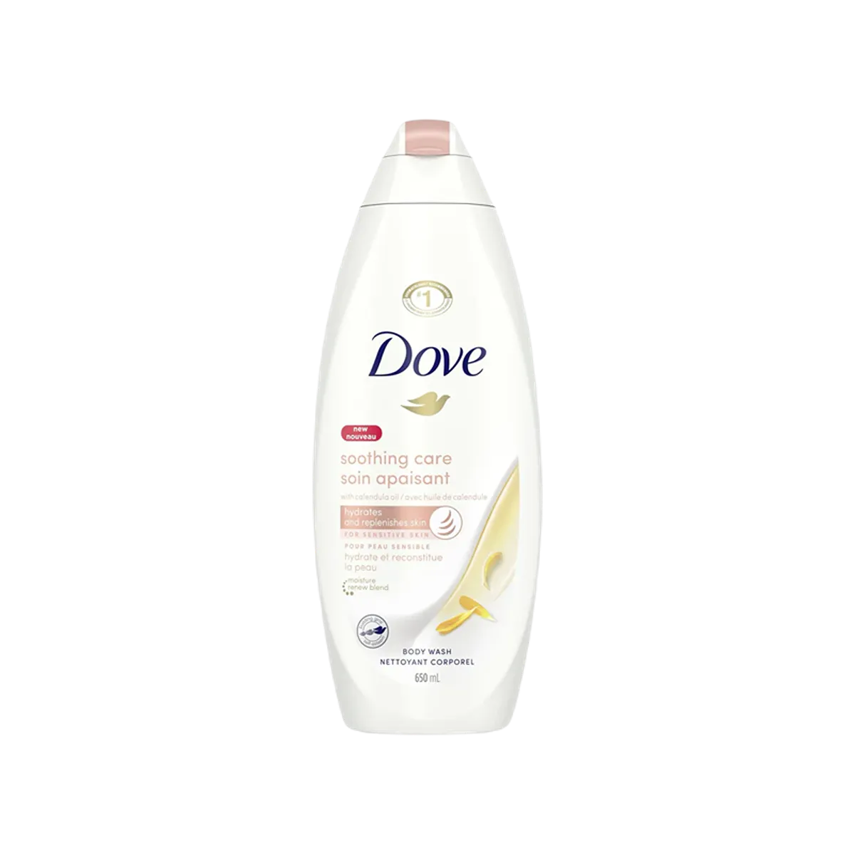 Dove Sensitive Skin Nourishing Body Wash 650ml