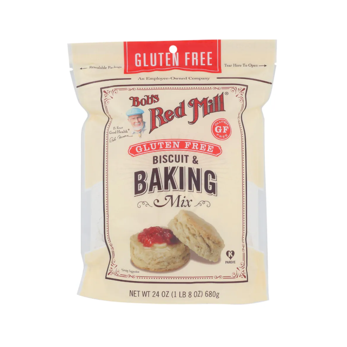 Bob's Red Mill, Gluten Free Biscuit And Baking Mix, Case Of 4, 24 oz