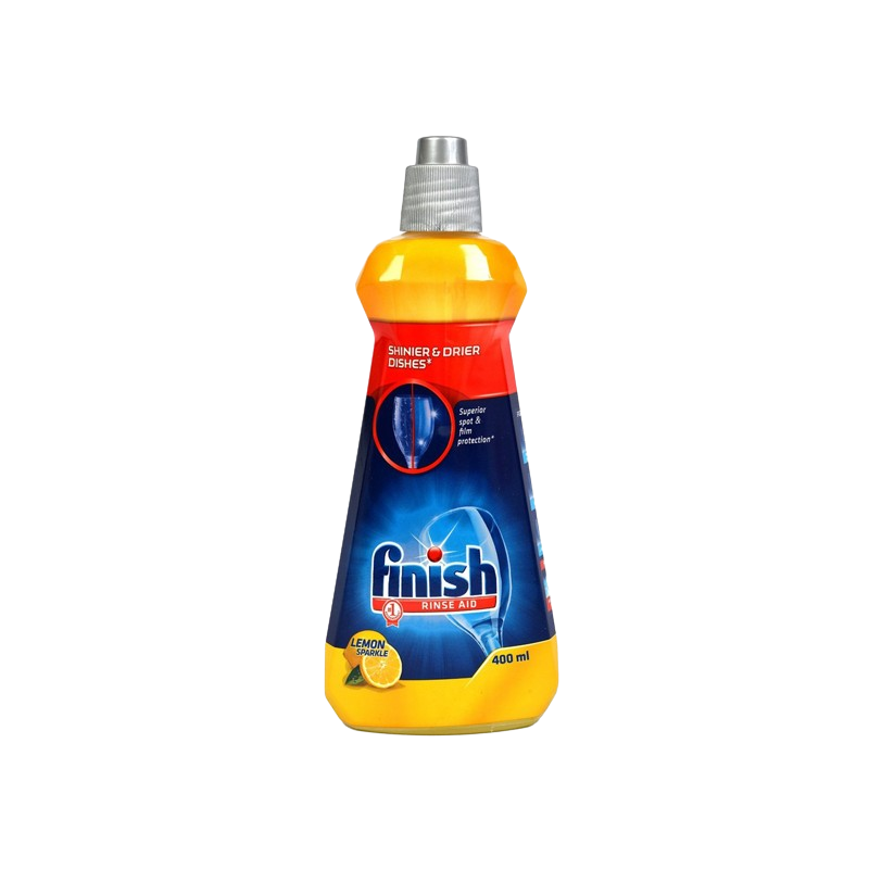 Finish Dishwash Liquid Rinse & Shine Aid Lemon 400Ml