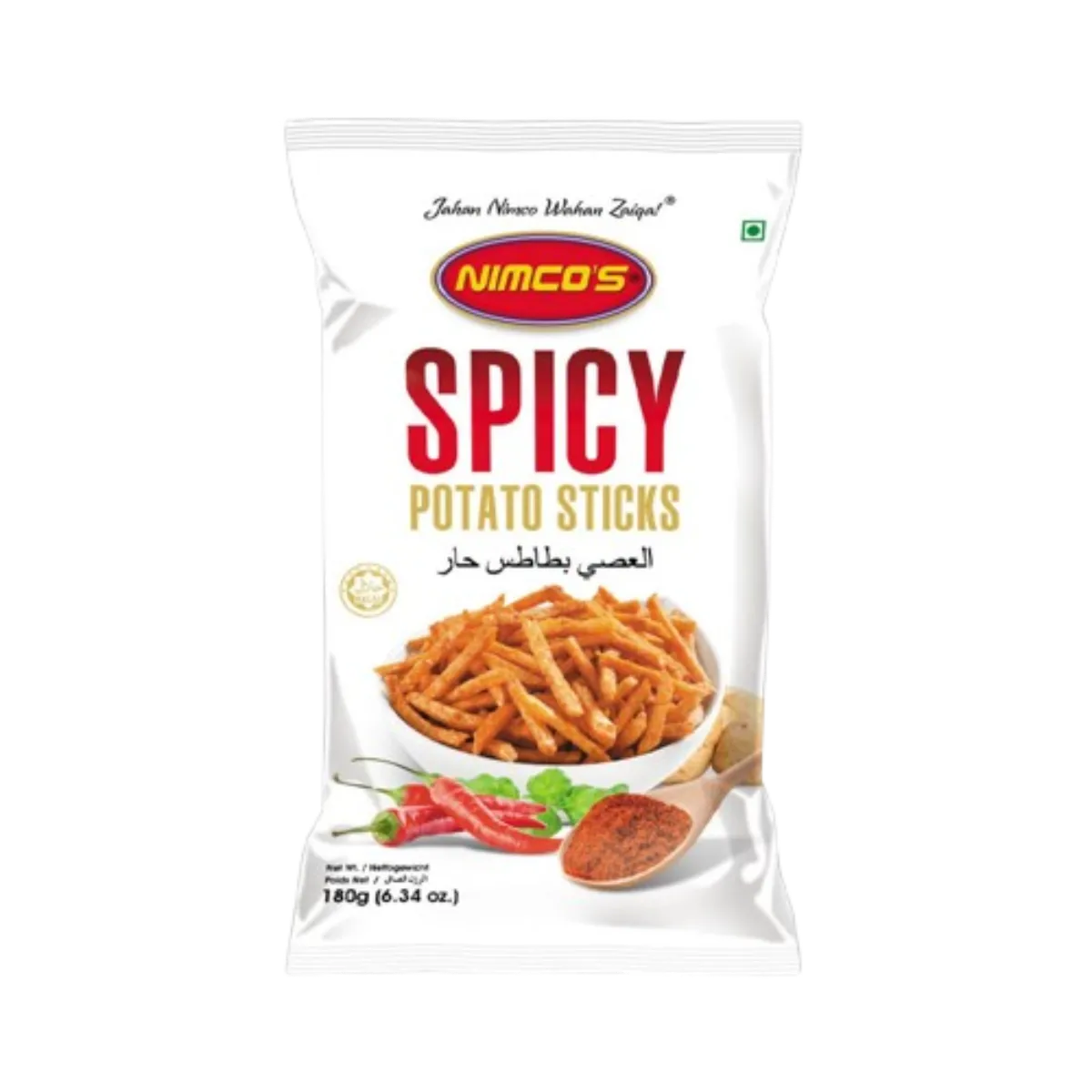 Nimco's Spicy Potato Sticks 180 Grams