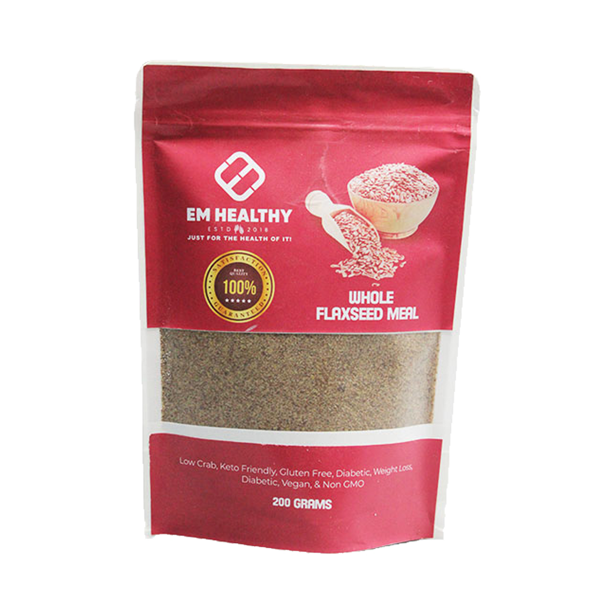 EM Healthy Organic Flaxseed Meal 200gm