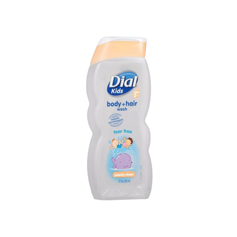 Dial Kids Body & Hair Wash-Tear Free, Peachy Clean 354 Ml