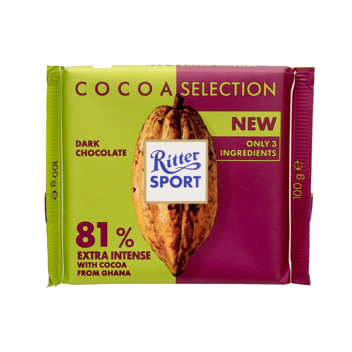 Ritter Sport Cocoa Selection 81% Extra Intense 100g