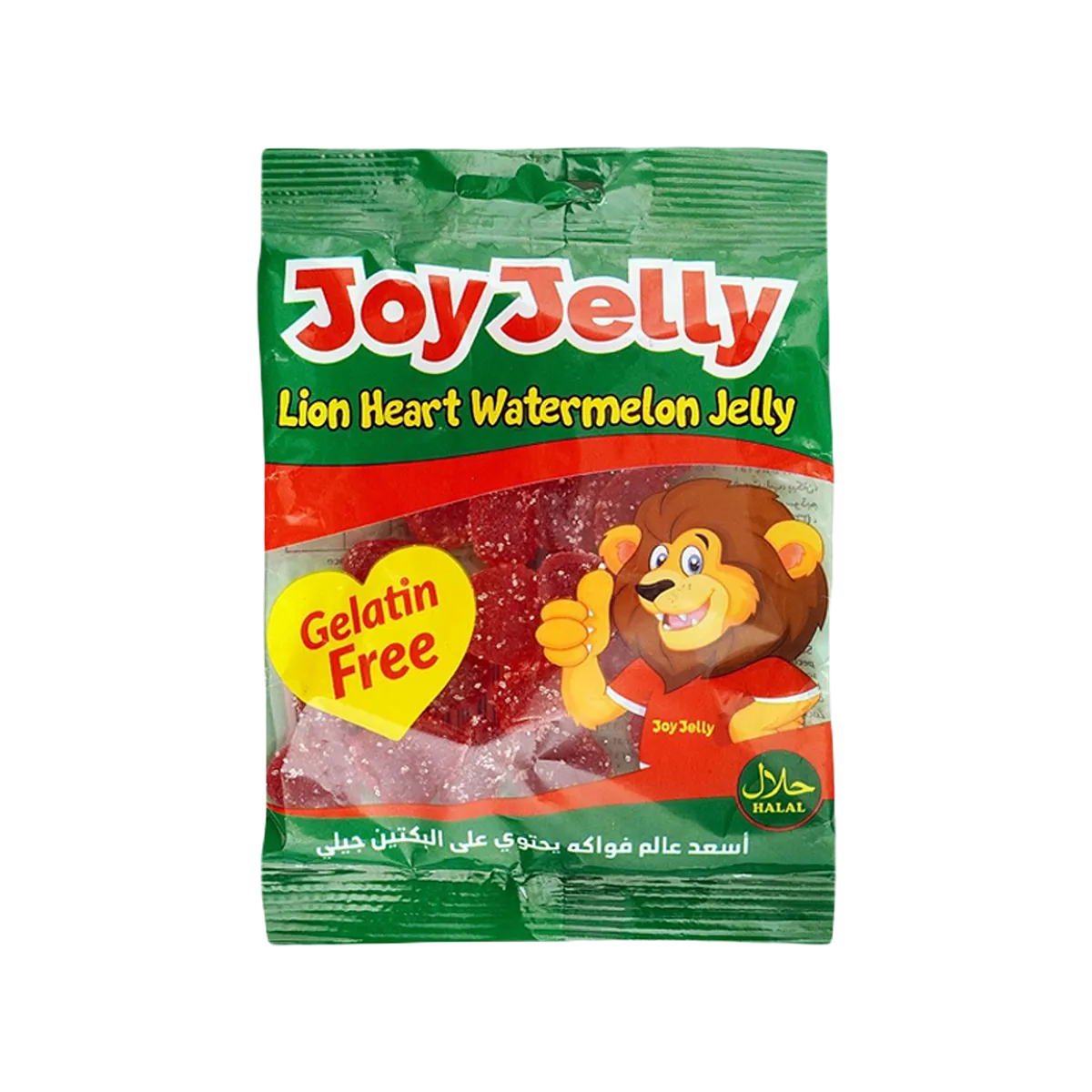 Joy Jelly Lion Heart Watermelon Jelly Gelatin Free 80g