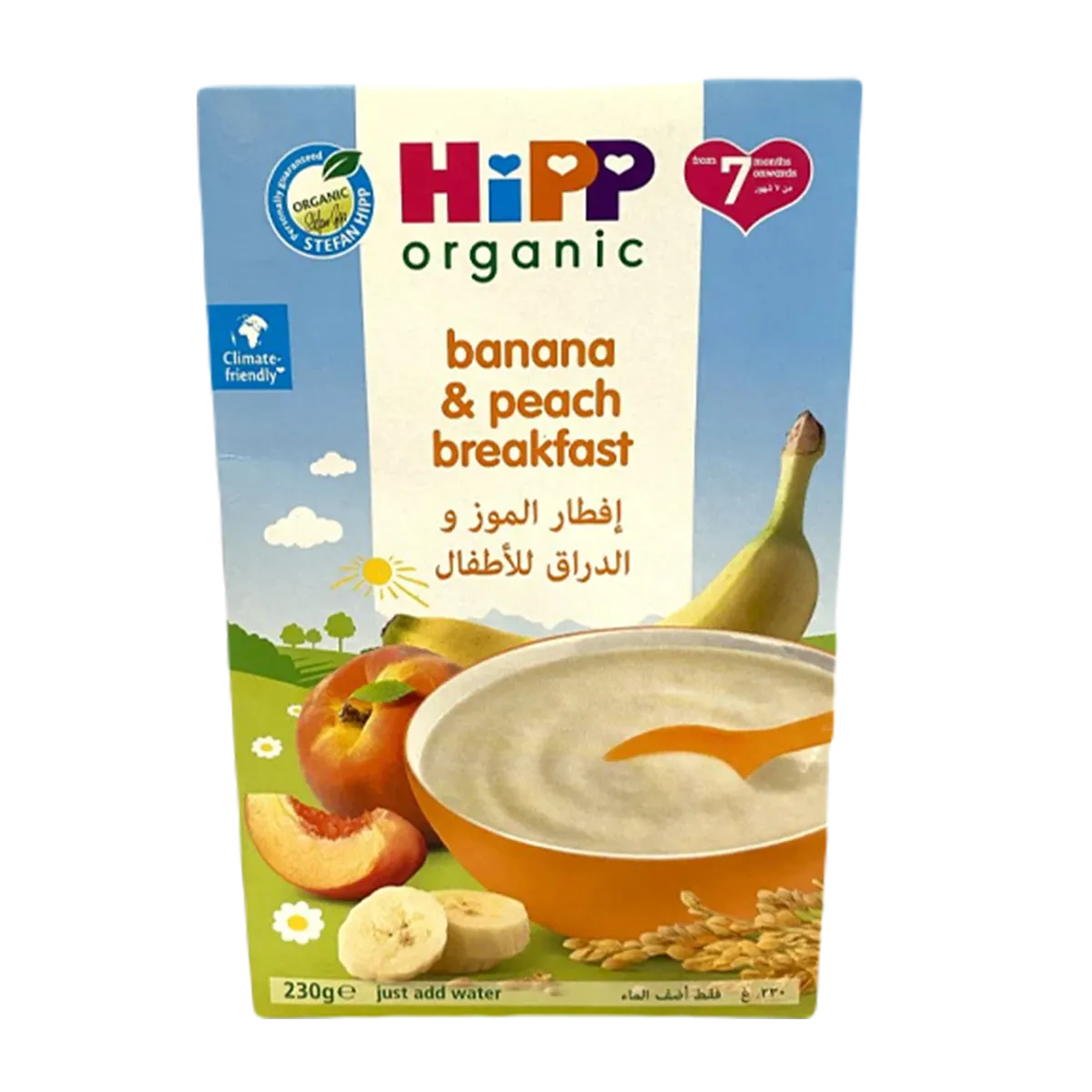 Hipp Organic Cereal Banana & Peach 160g