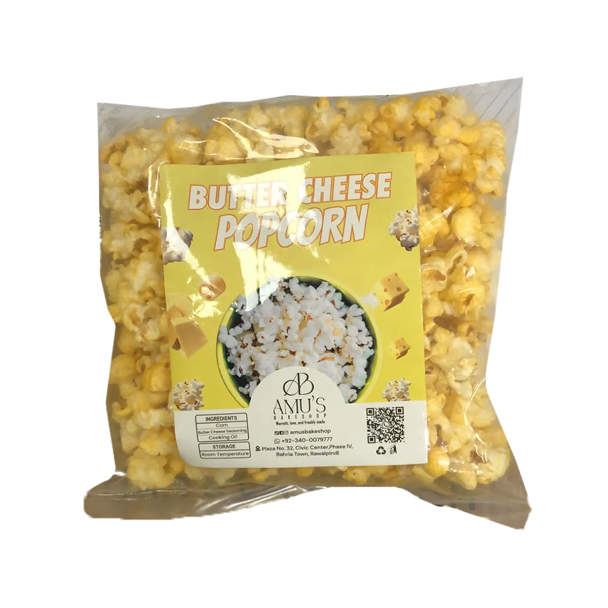 Butter Cheese Pop Corn 60Gm