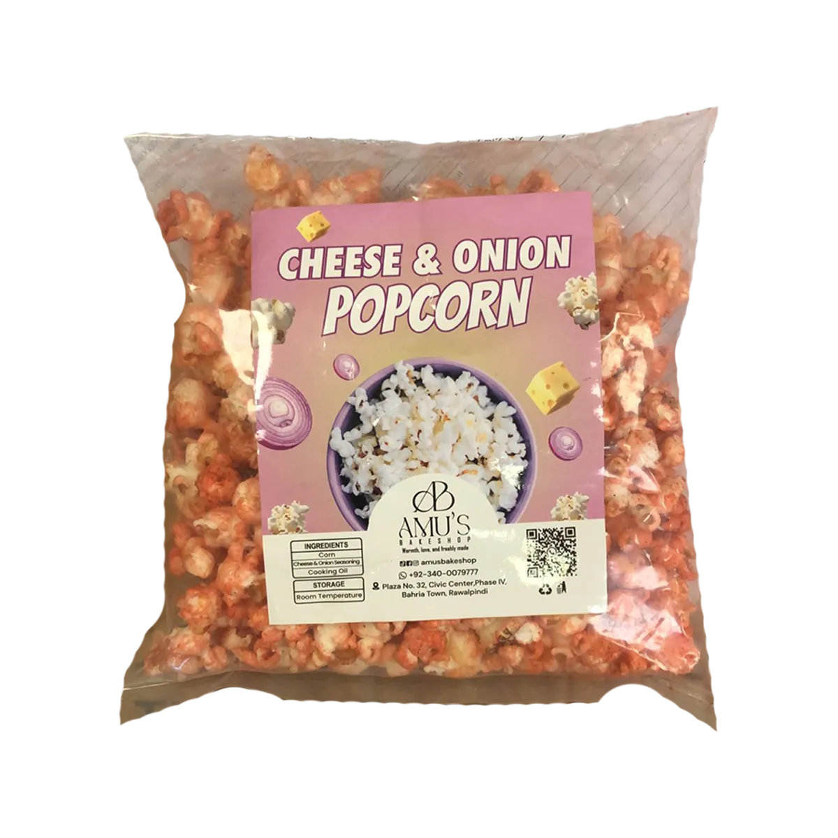 Cheese And Onion Pop Corn 60Gm