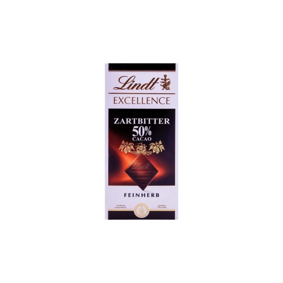 Lindt Excellence Bar Zartbitter Dark 50% 100G