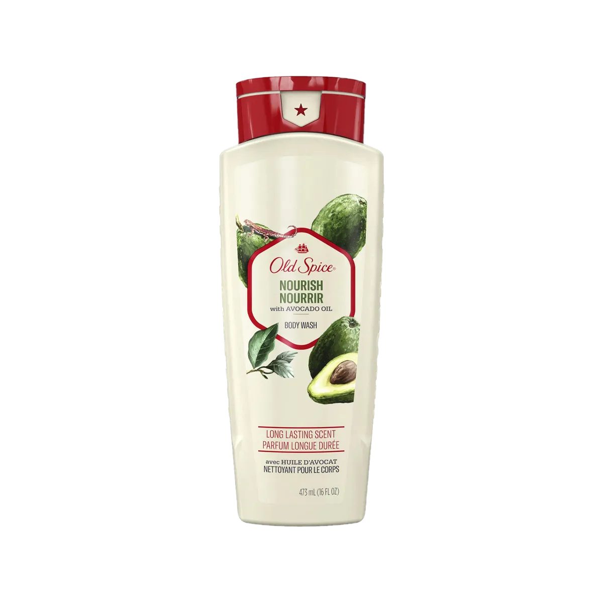 Old Spice Mens Norish With Avocado Oil Body Wash 473Ml
