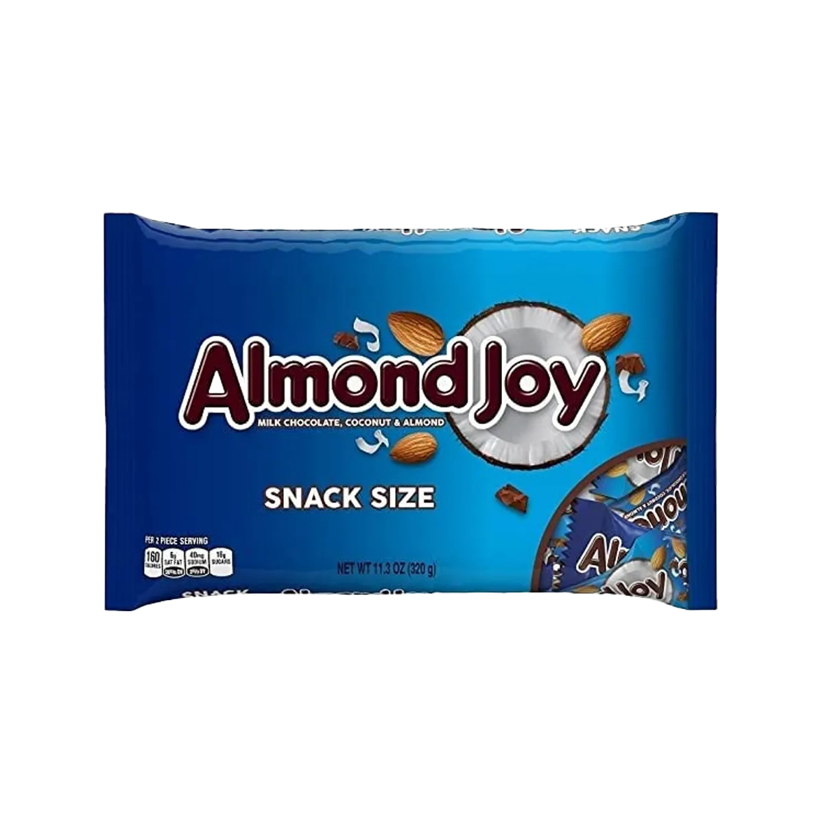 Almond Joy Coconut & Almond Chocolate Candy Bars 320G