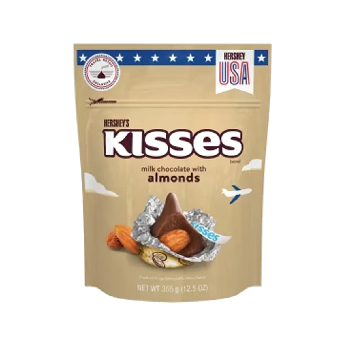 Hersheys Kisses Almond 355G