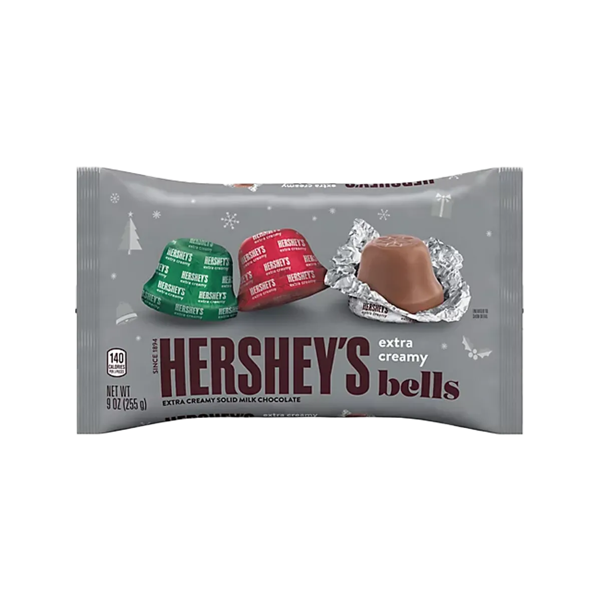 Hersheys Milk Chocolate Bells Bag 9Oz.255G