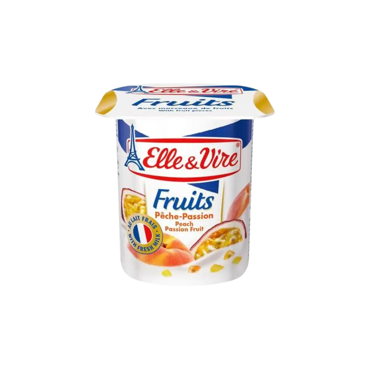 Elle & Vire Yogurt Peach 125G