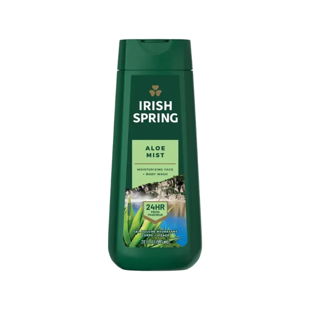 Irish Spring Aloe Mist Face & Body Wash 591Ml