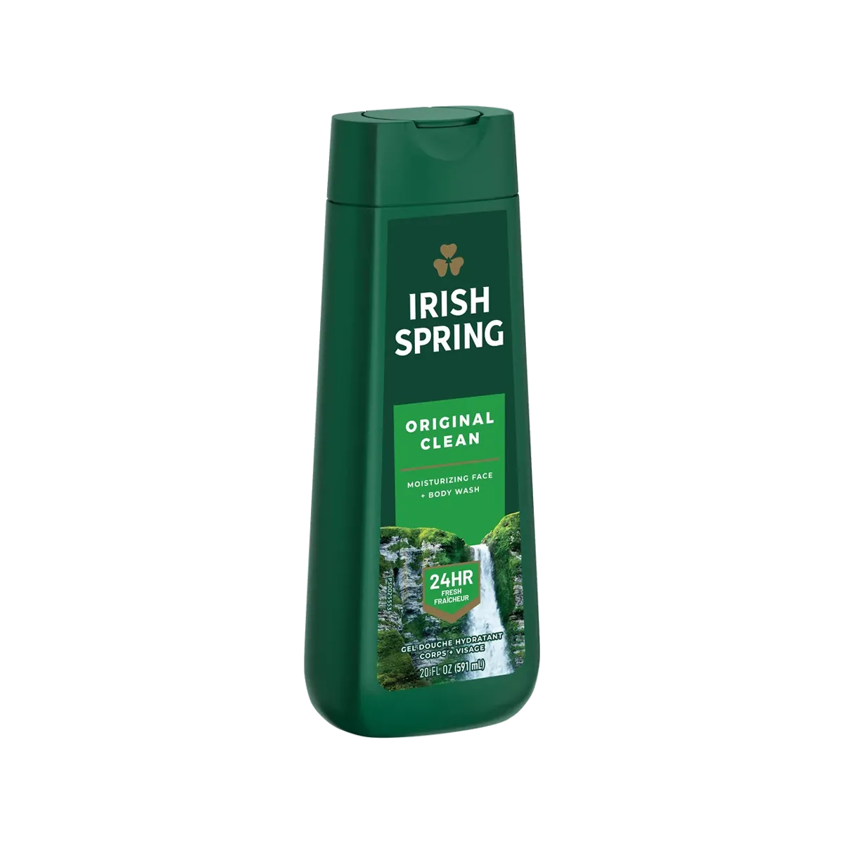 Irish Spring Original Clean Face & Body Wash 591Ml