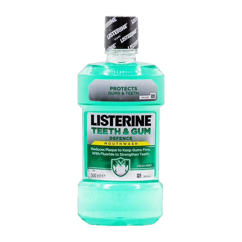 Listerine Mouthwash Teeth & Gum Defence 500ml