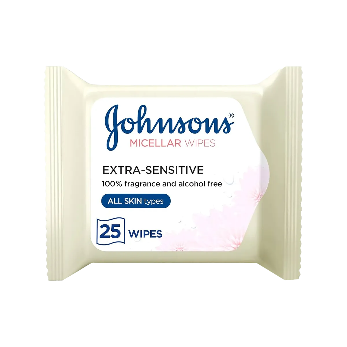 Johnsons Extra Sensitive Micellar Wipes 25Pcs