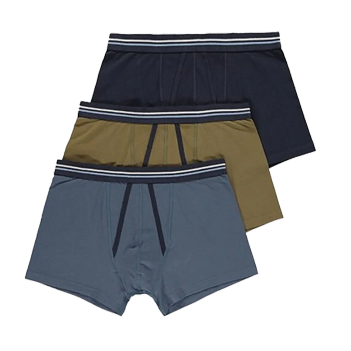 George A-Front Trunks With Cottin Stretch 3Pack Xl 39-41