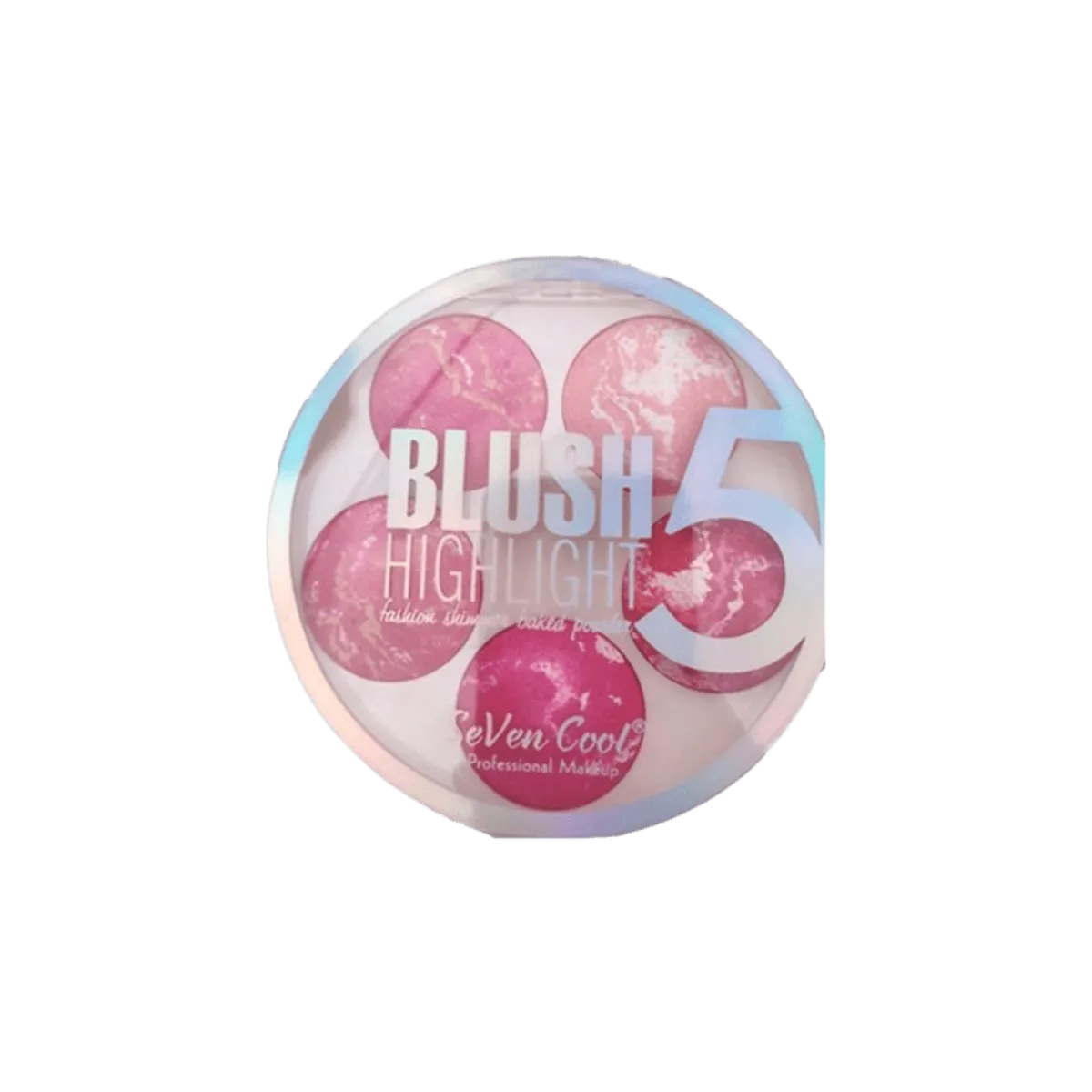 Seven Cool Blush & Highlight Makeup 5In1