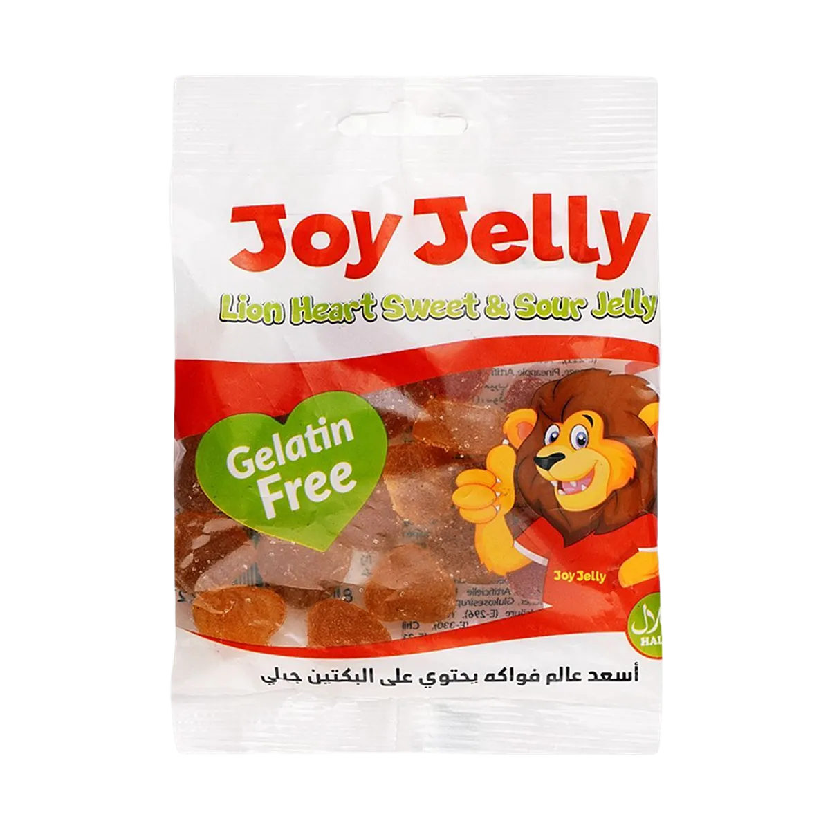 Joy Jelly Lion Heart Sweet & Sour Jelly Gelatin Free