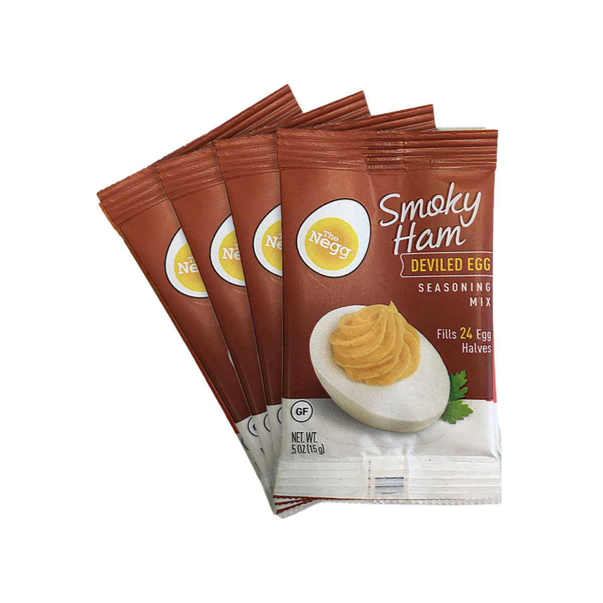 Airigan Solutions, LLC, Negg Smoky Ham Deviled Egg Seasoning Mix - Case of 27 - .5 OZ