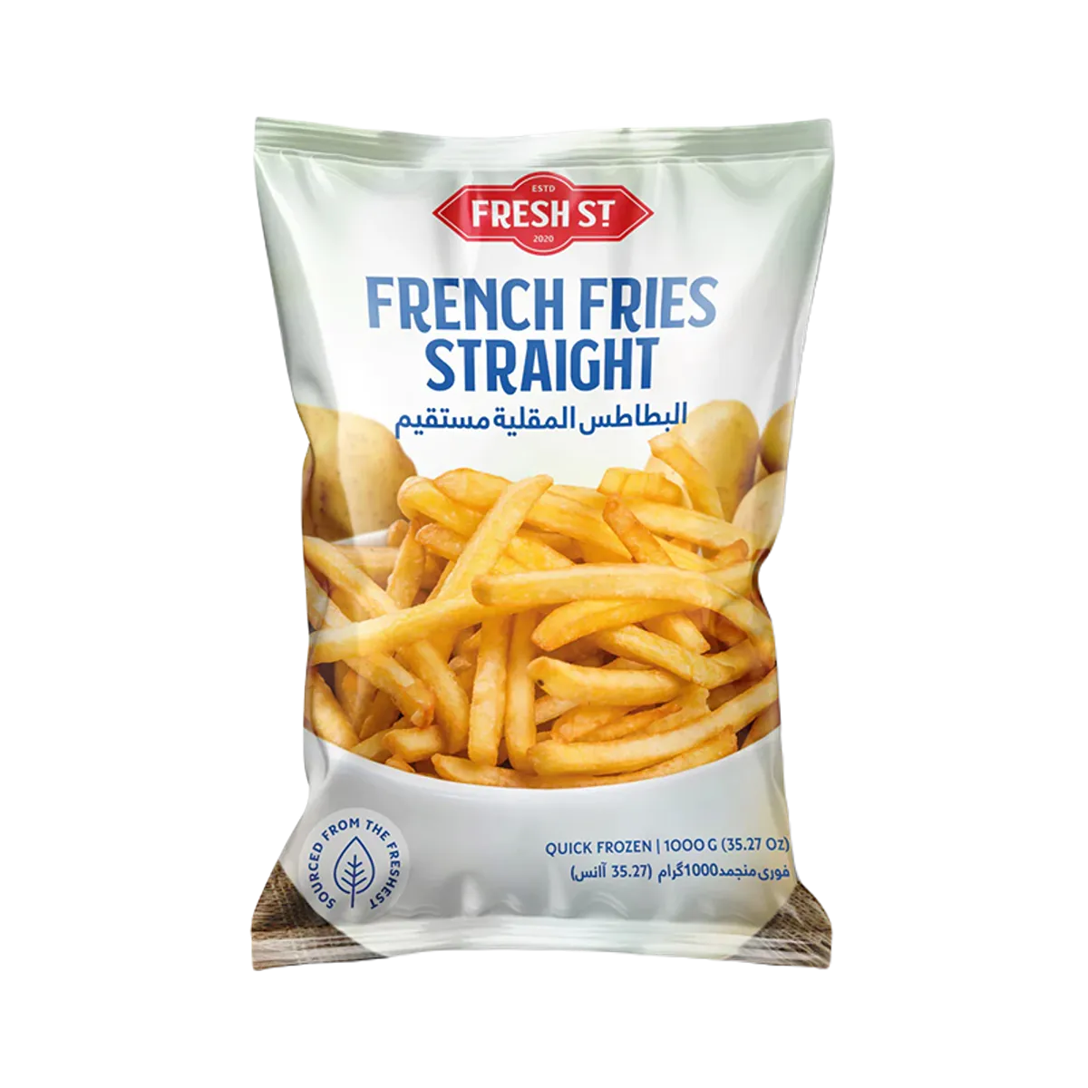 Fresh St French Fries Straight 1000g