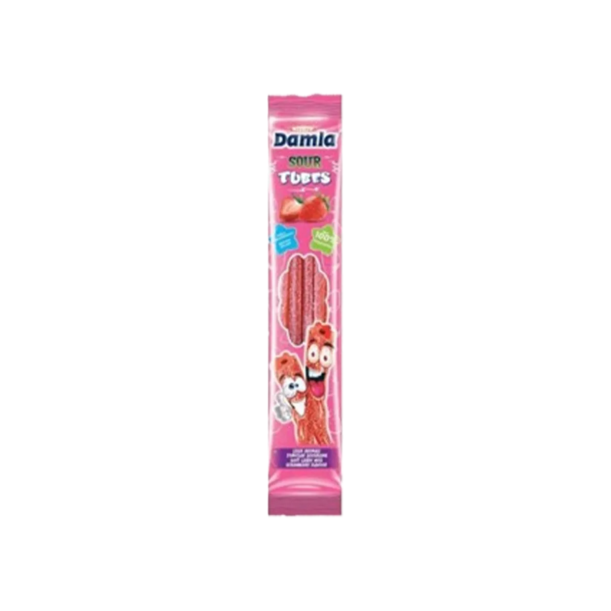 Damla Sour Tubes Raspberry-Blackberry 30G