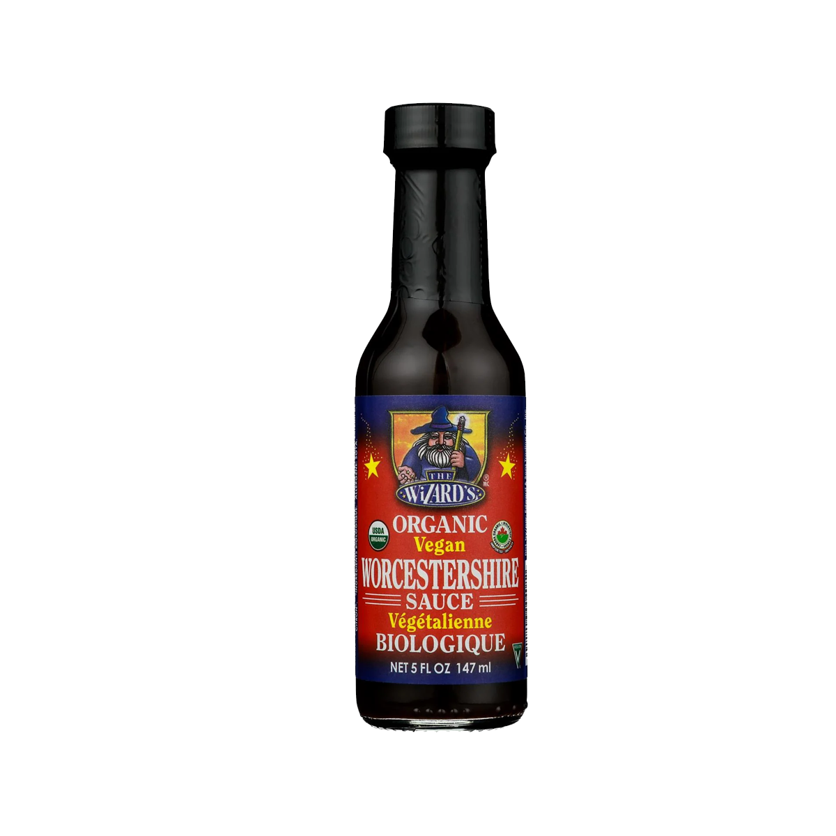 The Wizard`s, Organic Vegan Worcestershire Sauce, Case Of 12, 5 fl oz