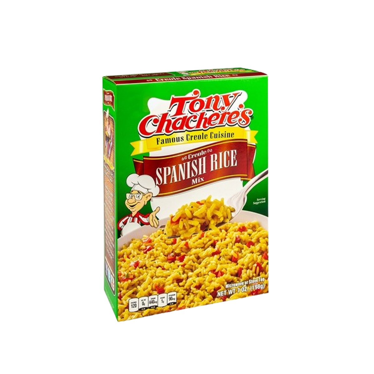 Tony Chachere's, Creole Spanish Rice Mix, Case Of 12, 7 oz