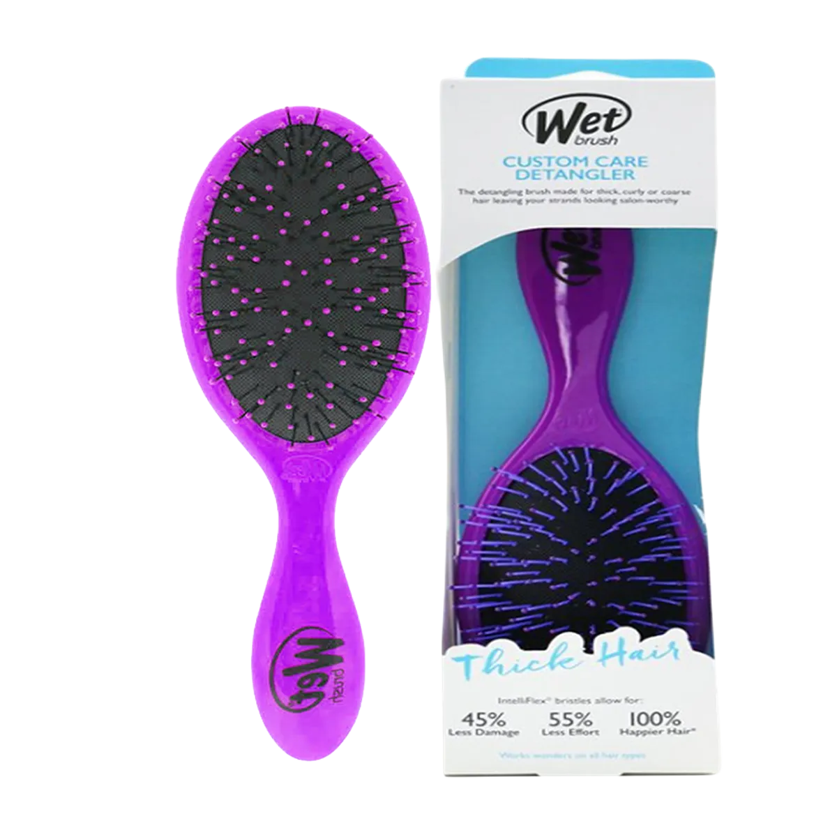 Wet Bursh Custom Care Detangler Purpule